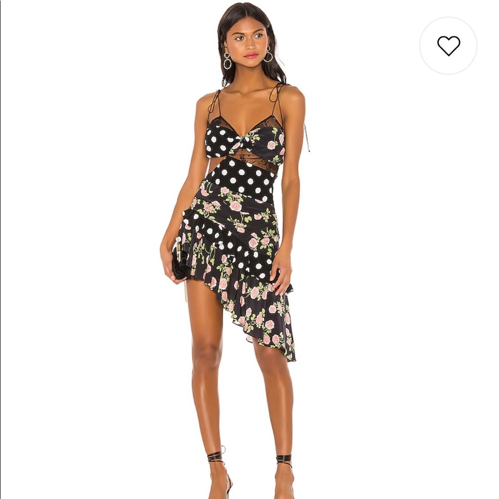 For Love & Lemons Butterscotch midi dress NWT Med